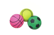 Camon Pelota Deportiva De Goma Blanda Para Perros 7cm-0