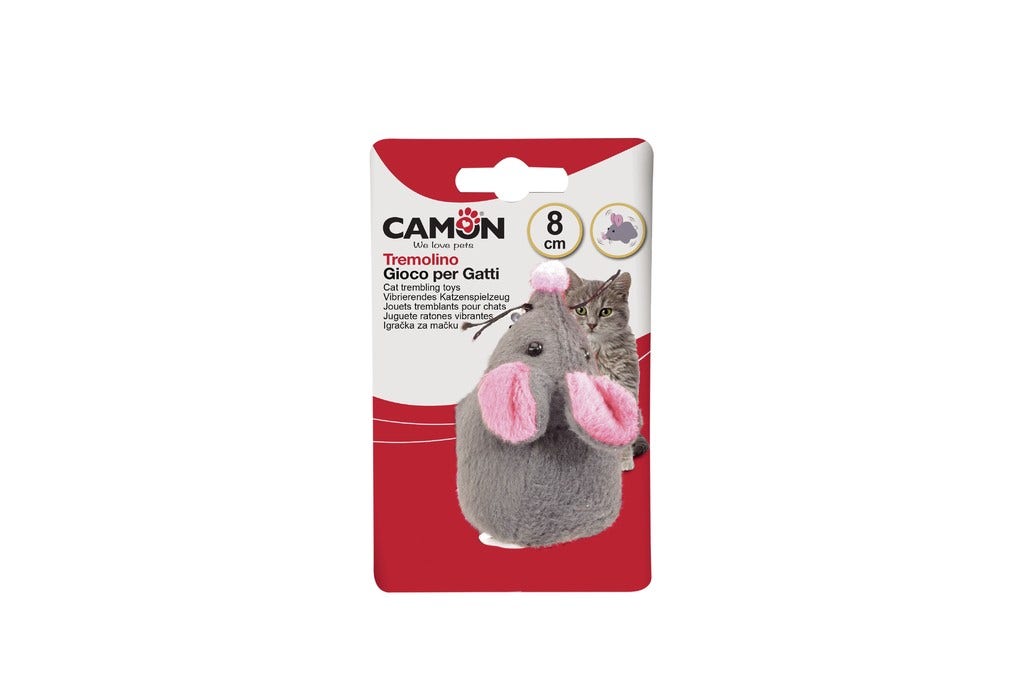 Camon Topo Tremolino Para Gatos 8cm-3