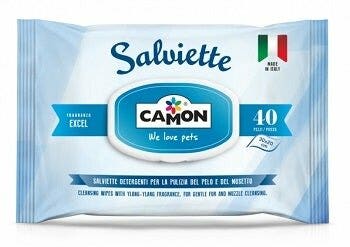 Camon Excel Toallitas para Perros/Gatos 40 Piezas-2