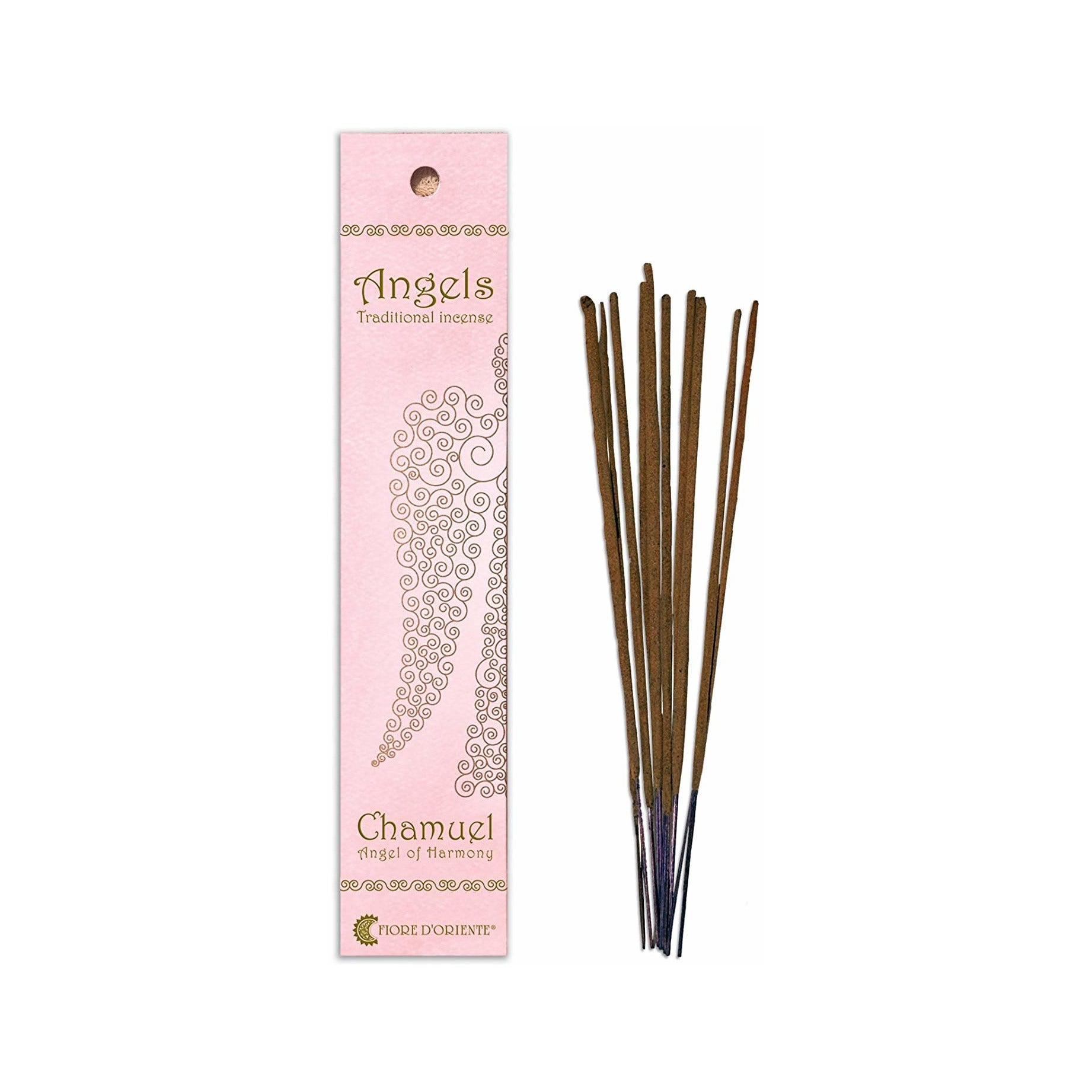 Incienso ngel Chamuel Flor Oriental 10 Piezas-1