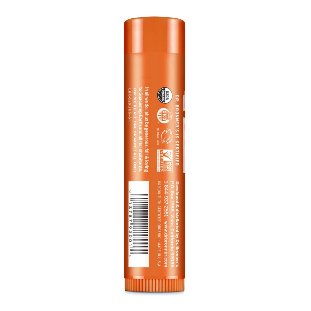 Bálsamo Labial Orgánico de Naranja y Jengibre del Dr. Bronner's 4g-3