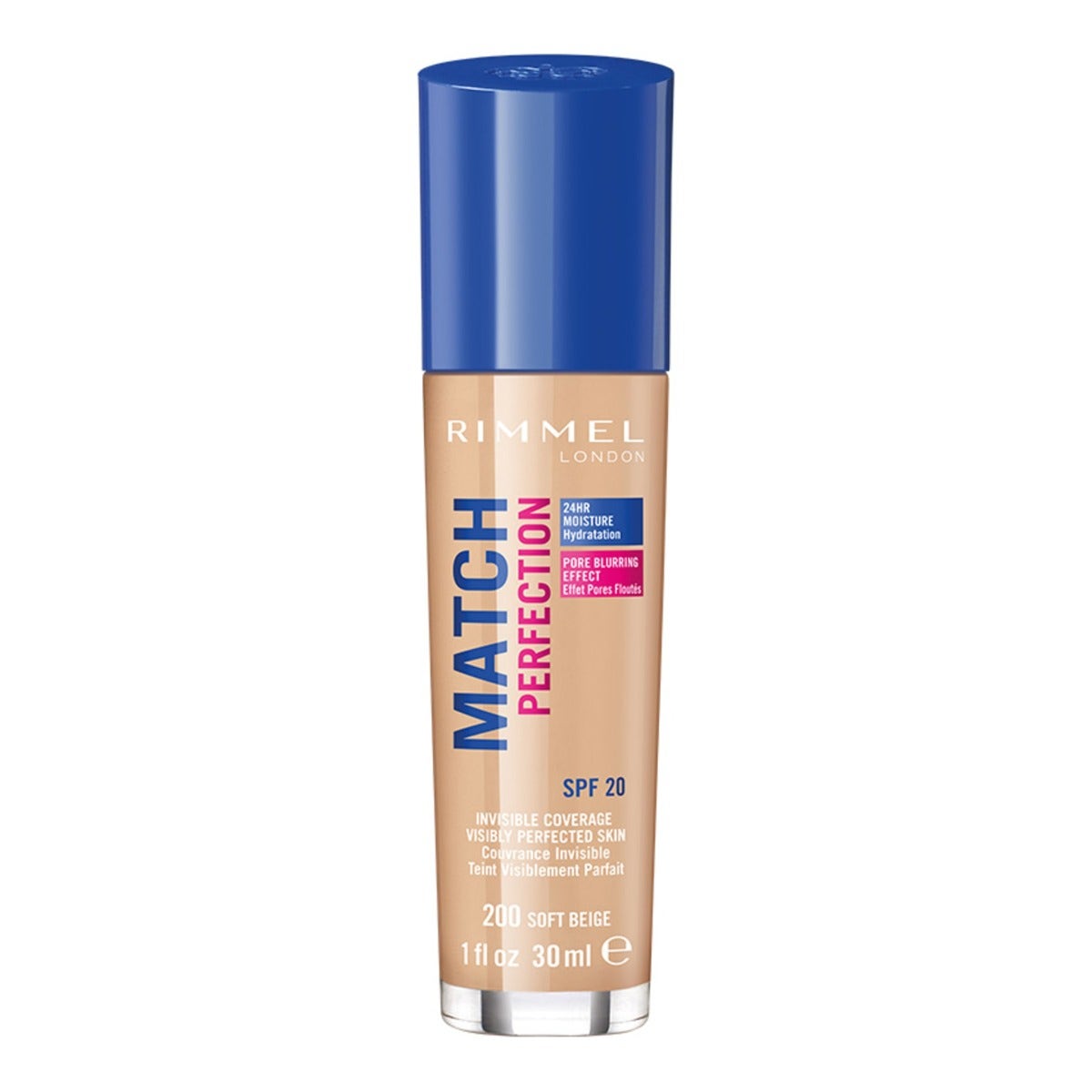 Rimmel Foundation Match Perfection 200 Beige Suave 30ml-1