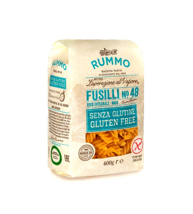 Rummo Fusilli N48 Arroz Integral Y Maíz 400g-2