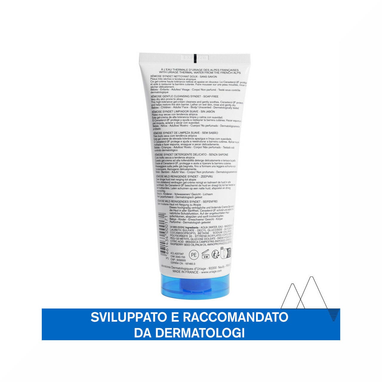 Uriage Xemose Syndet Limpiador Suave 200ml-2