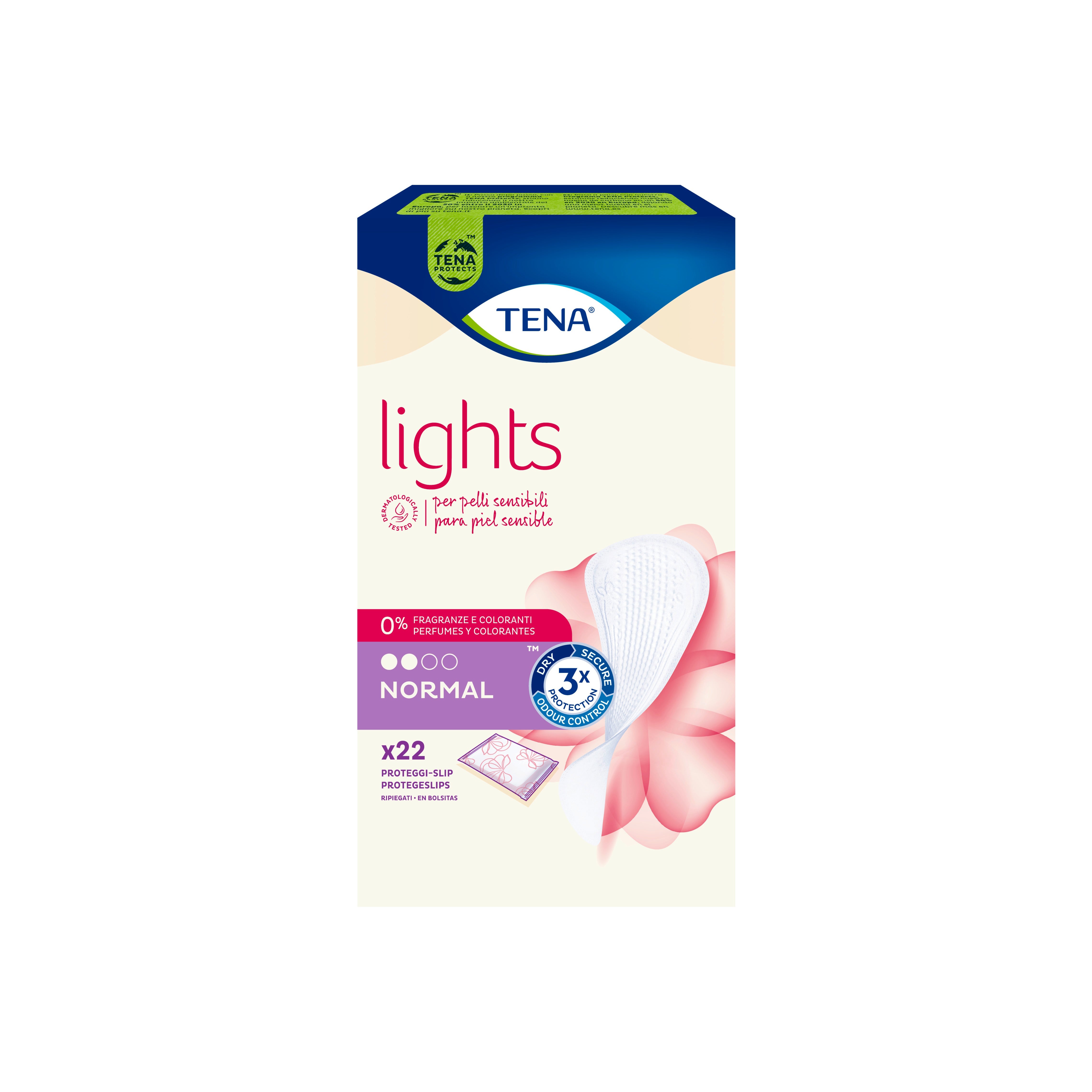 Lights By Tena Protectores Antideslizantes Plegados Normales 22 Piezas-2