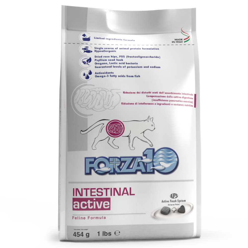 Forza10 Pienso Seco Intestinal Activo para Gatos Adultos Bolsa 454g-2