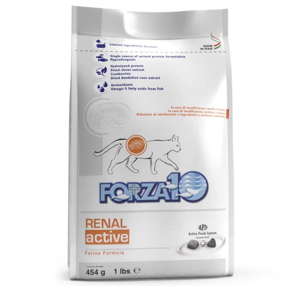 Forza10 Alimento Seco Renal Activo para Gatos Adultos Bolsa 454g-3