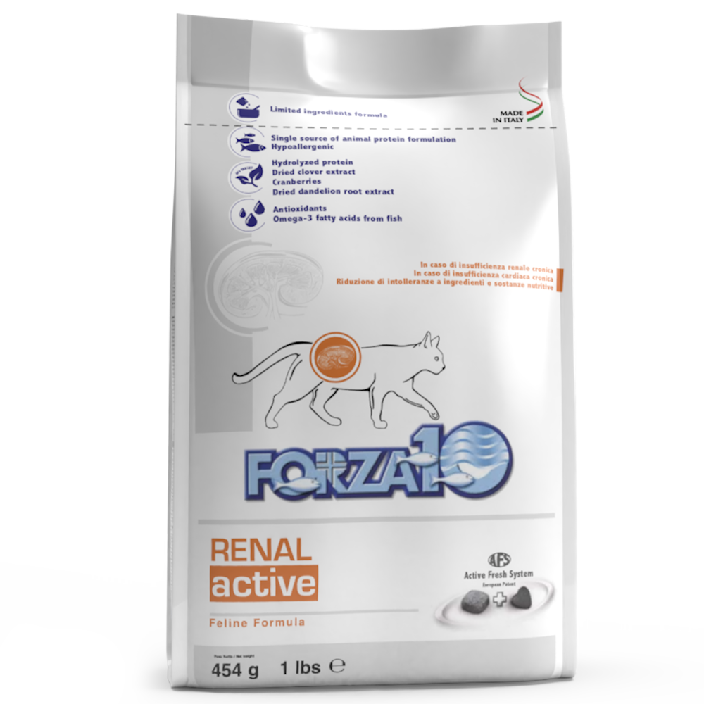 Forza10 Alimento Seco Renal Activo para Gatos Adultos Bolsa 454g-2