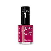 Rimmel Super Gel Esmalte de Uñas Color 025 Urban Purple 12ml-1