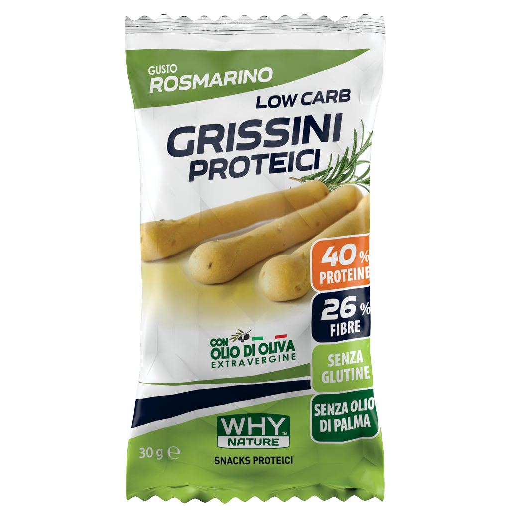 Why Nature Palitos de pan de proteína de romero 30 g-3