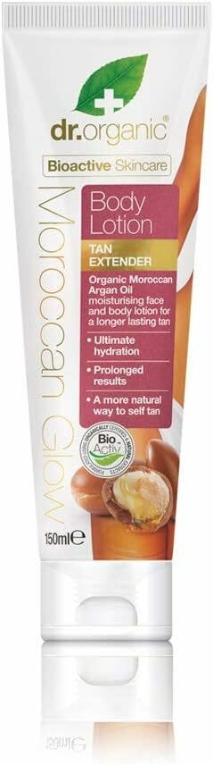 Dr Organic Loción Corporal Extensora de Bronceado Marroquí Glow 150 ml-1
