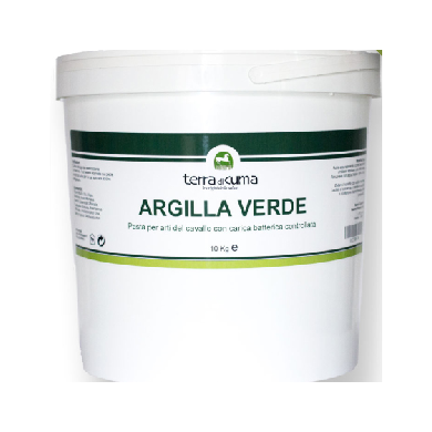 Pasta Arcilla Verde Antifatiga / Refrigerante Para Caballos Cubo 10kg-1