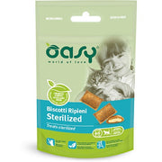 Oasy Galletas Wet Cat Snack Rellenas De Pollo Gatos Esterilizados 60g-1