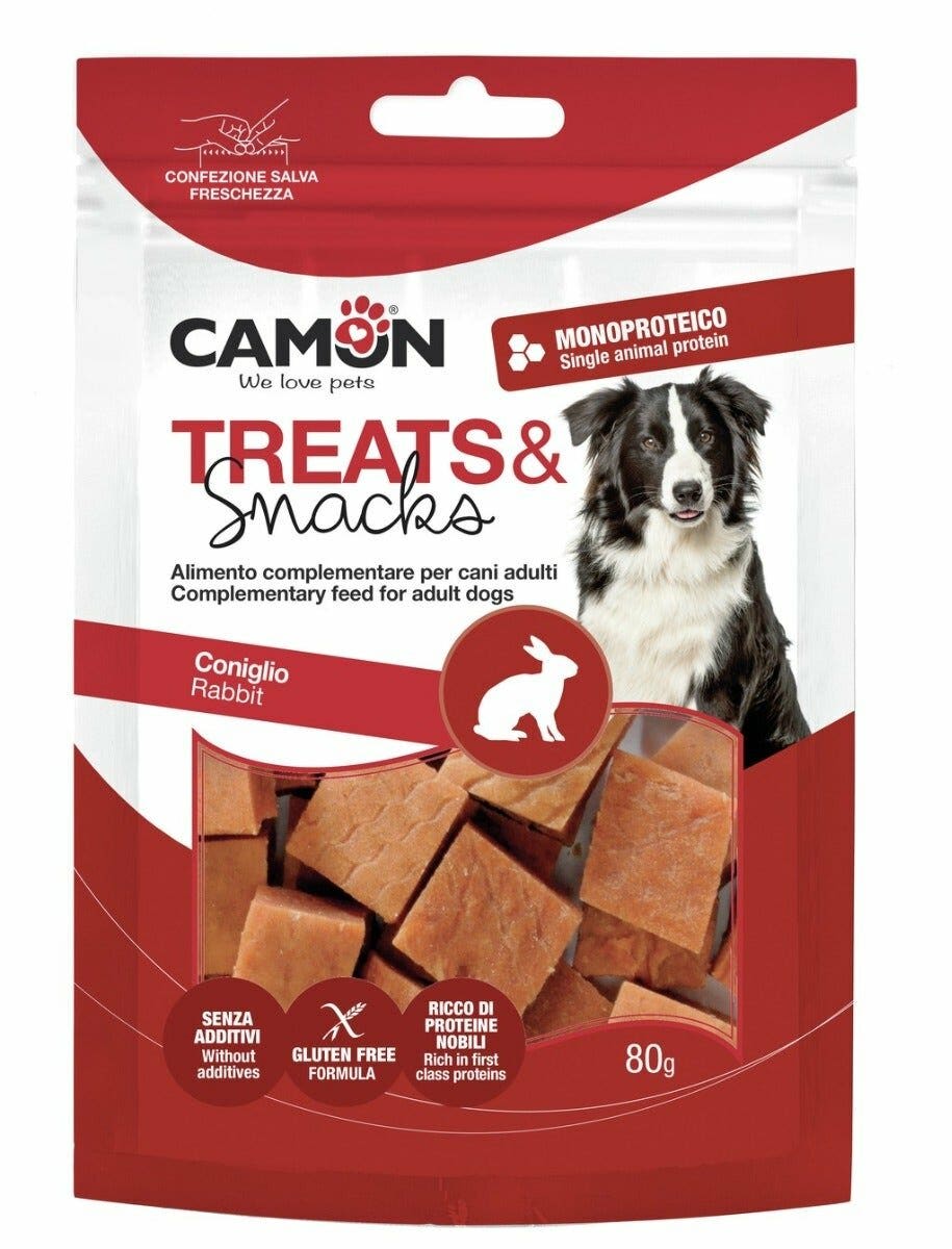 Camon Snack de Conejo en Dados para Perros 80g-4
