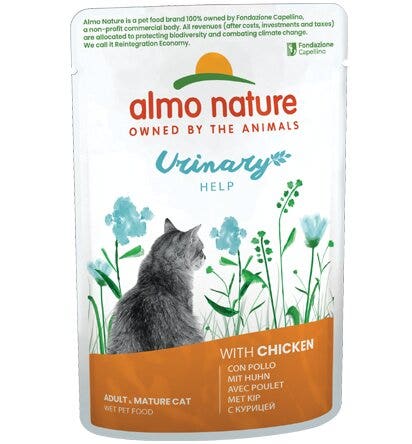 Almo Nature Holistic Functional Urinary Help Pollo Comida Húmeda para Gatos Adultos Sobre 70g-2
