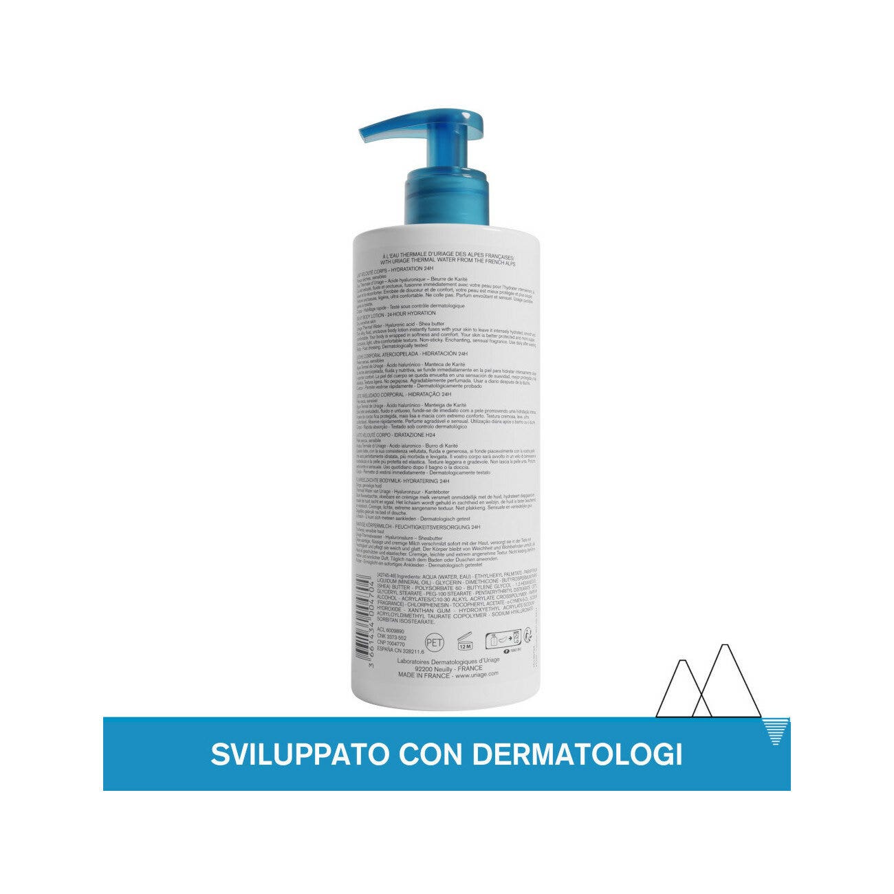 Uriage Leche Corporal Aterciopelada 500ml-5