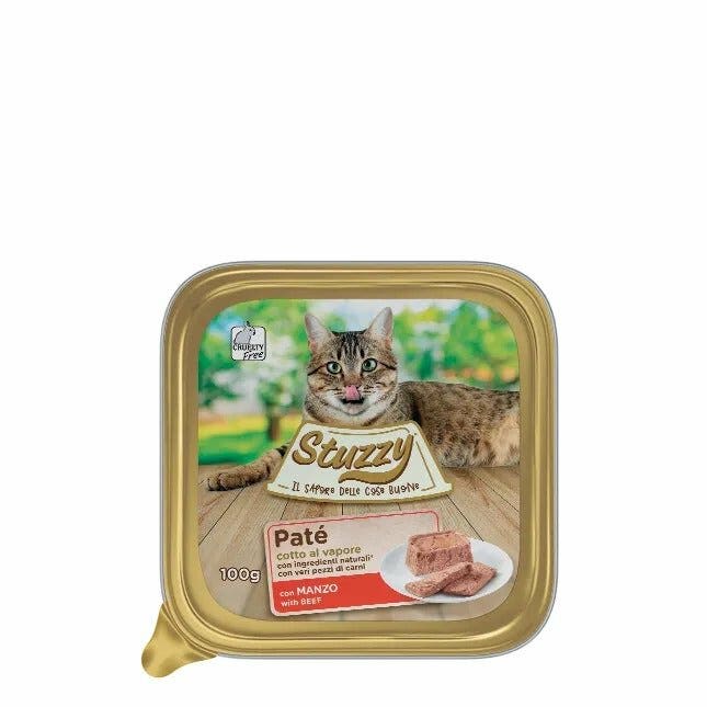Stuzzy Paté Clásico Con Carne Para Gatos Adultos Tarrina 100g-3