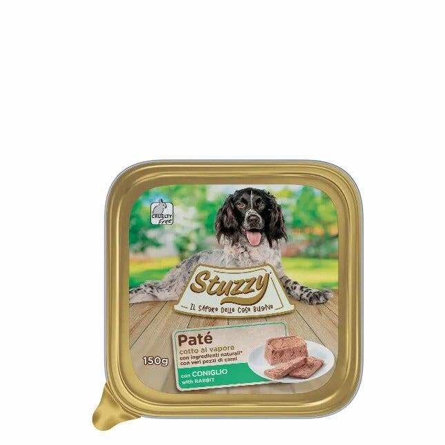 Stuzzy Paté Clásico Con Conejo Para Perros Adultos Tarrina 150g-3