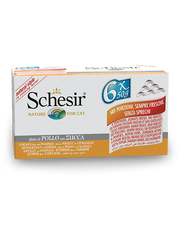 Schesir Multipack Lata Filetes De Pollo Con Calabaza Comida Húmeda Para Gatos 6x50g-2