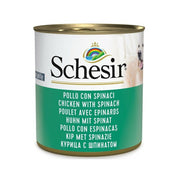Schesir Pollo Con Espinacas Comida Húmeda Perros Adultos Lata 285g-1