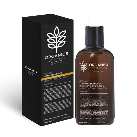 Organics Cosmetics Mascarilla Reconstructora Queratina Argán Y Proteínas De Seda 250ml-2