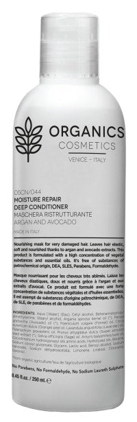 Organics Cosmetics Mascarilla Capilar Reestructurante De Aguacate Y Argán 250ml-2