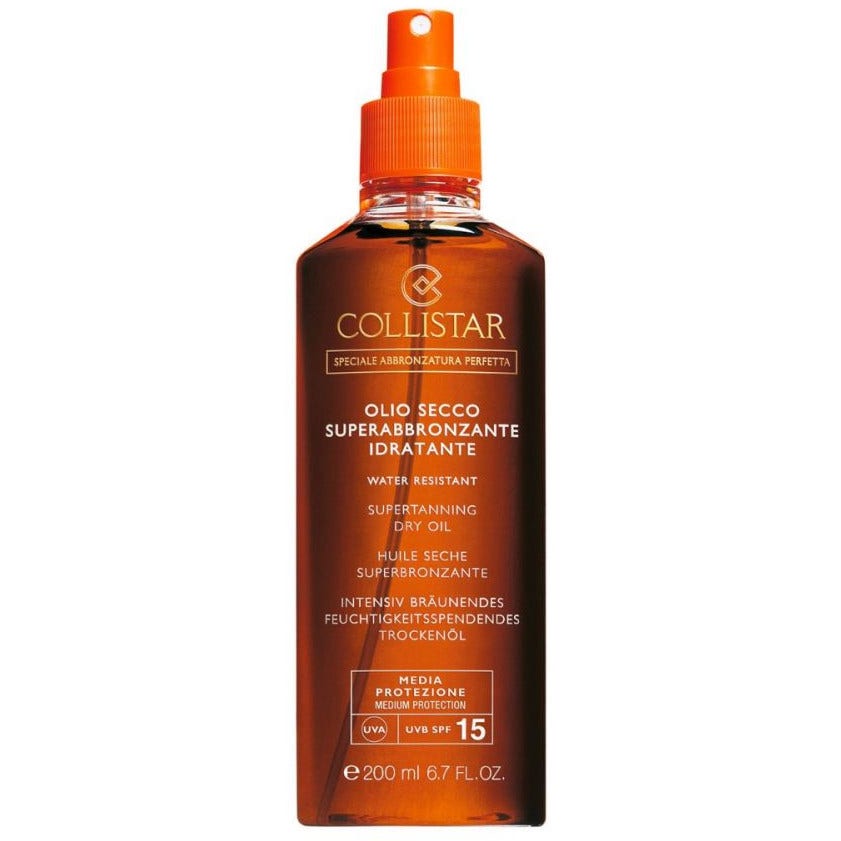 Collistar Super Bronceado Aceite Seco Hidratación Media SPF15 200ml-2