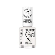Rimmel Super Gel Polish French Manicure Nail Tip Color 090 Porcelain 12ml-1