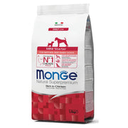 Monge Rico en Pollo Alimento Seco Para Perros Cachorros Razas Pequeñas Saco Destete 1,5Kg-1