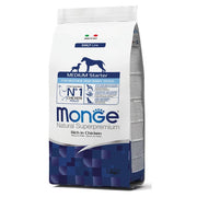 Monge Rico en Pollo Alimento Seco Para Perros Cachorros Razas Medianas Saco Destete 1,5Kg-1