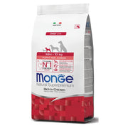 Monge Rich in Chicken Alimento Seco Para Perros Cachorros Tamaño Pequeño Bolsa 3 Kg-1