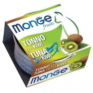 Monge Fruits Atún Con Kiwi Comida Húmeda Para Gatos Adultos 80g-1