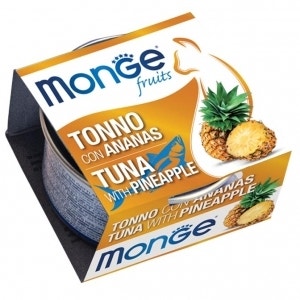 Monge Fruits Atún Con Piña Comida Húmeda Para Gatos Adultos 80g-1