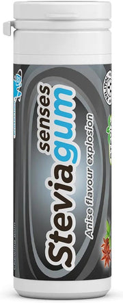 Lemon Pharma SteviaGum Black Senses Chicle Anís 30g-1
