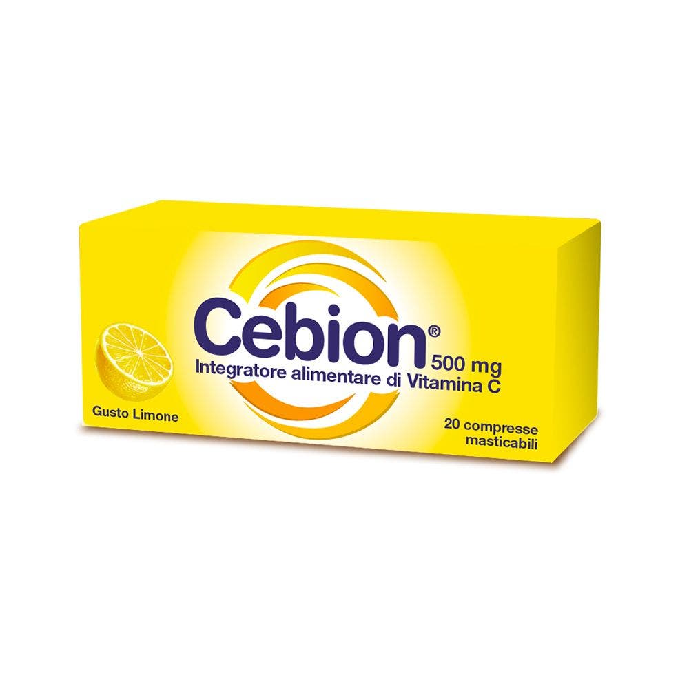 Cebion Limón Masticable Vitamina C 20 Comprimidos-3
