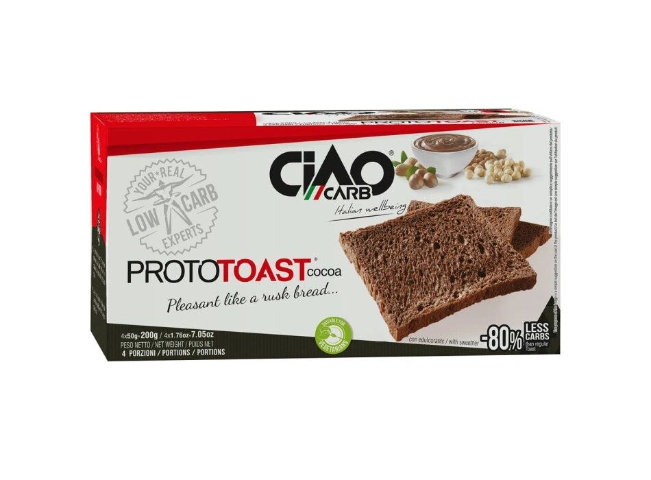 Ciao Carb Fase 1 ProtoToast Cacao 4x50g-1