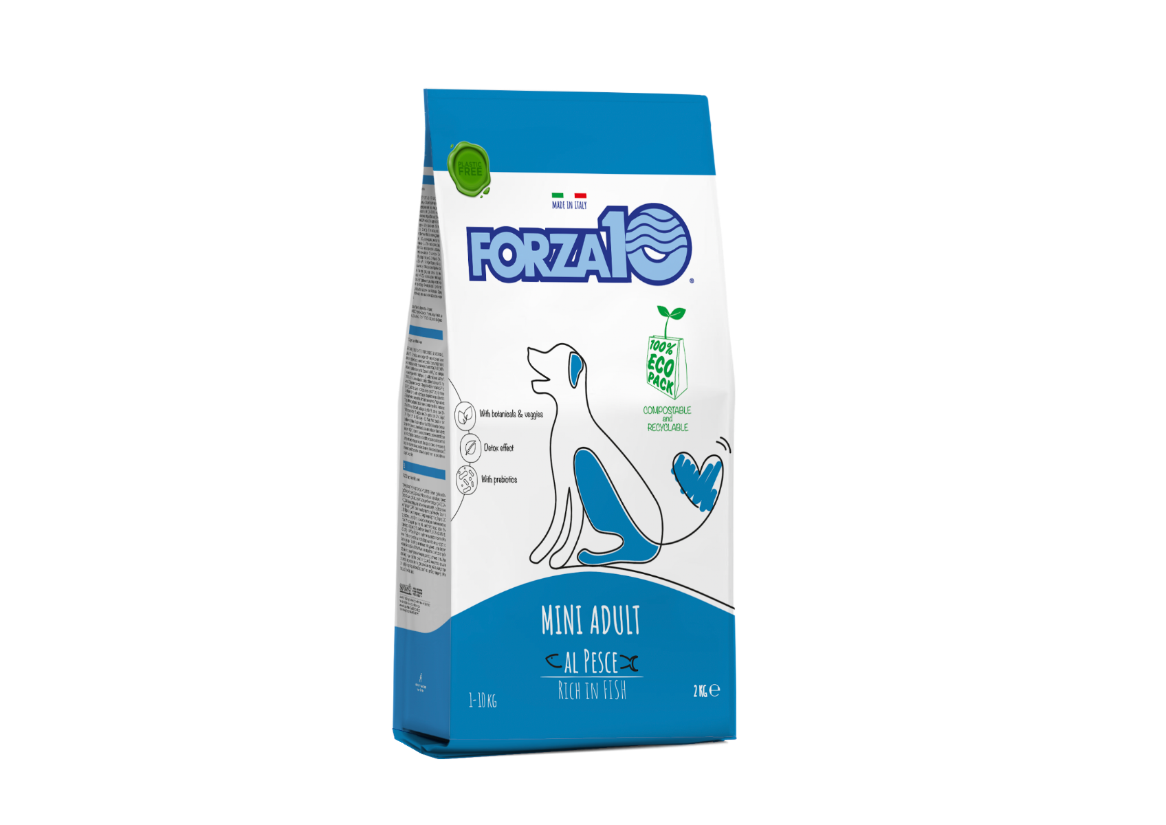 Forza10 Adult Mantenimiento Pienso de Pescado para Perros Adultos de Razas Pequeñas Bolsa de 2kg-1