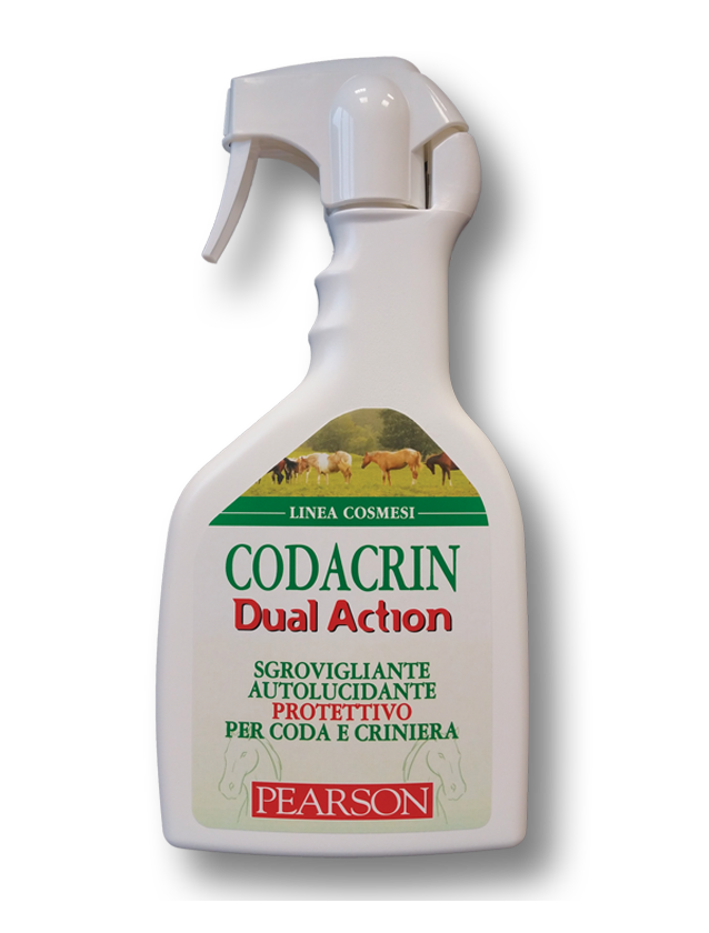 Guglielmo Pearson Codacrin Doble Acción Desenredante/Autobrillante/Protector para Cola y Crin Equino 700ml-1