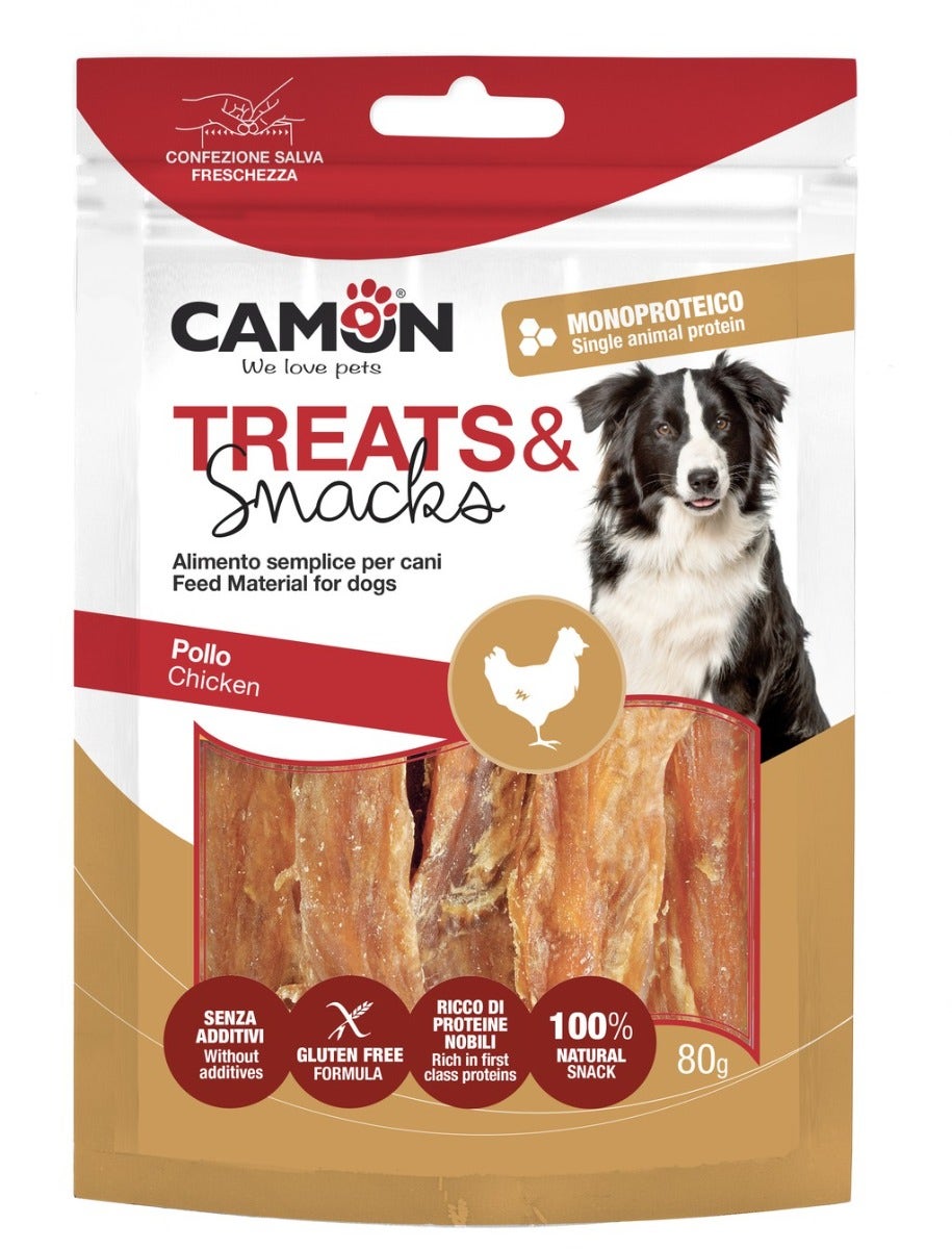 Camon Filetti Pollo Naturali Snack Per Cani 500g-2