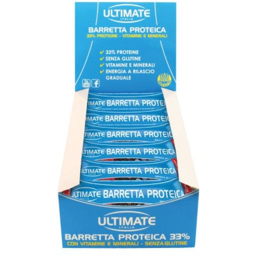 Ultimate Italia Protein Bar Frutos Rojos 960g-2