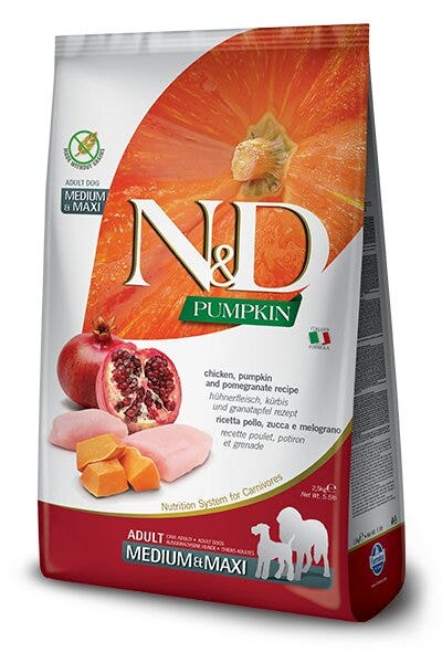 Farmina N&D Calabaza Pollo Y Calabaza Perros Adultos Medianos Y Grandes Saco 2,5kg-2