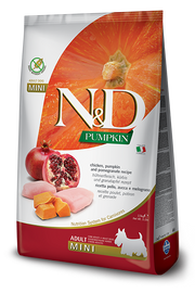 Farmina N&D Calabaza Pollo Y Calabaza Perros Adultos Tamaño Mini Bolsa 800g-1