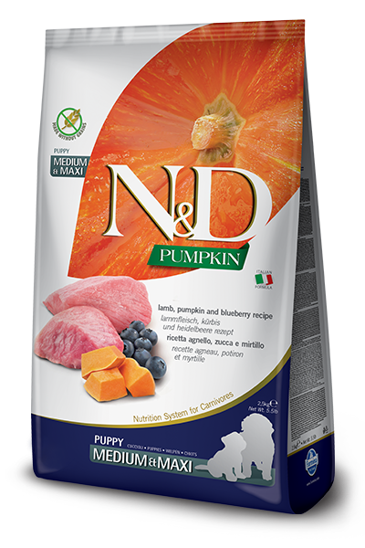 Farmina N&D Calabaza Cordero Y Calabaza Perros Cachorros Medianos Y Grandes Bolsa 2,5kg-1
