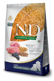 Farmina N&D Ancestral Grain Cordero Y Arándano Perros Cachorros Mediano Y Grande Saco 2,5kg-2
