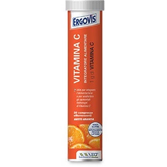 Ergovis Vit C 1000mg 20 Comprimidos Efervescentes-2