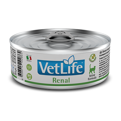 Farmina Vet Life Renal Comida Húmeda Para Gatos Lata 85g-1
