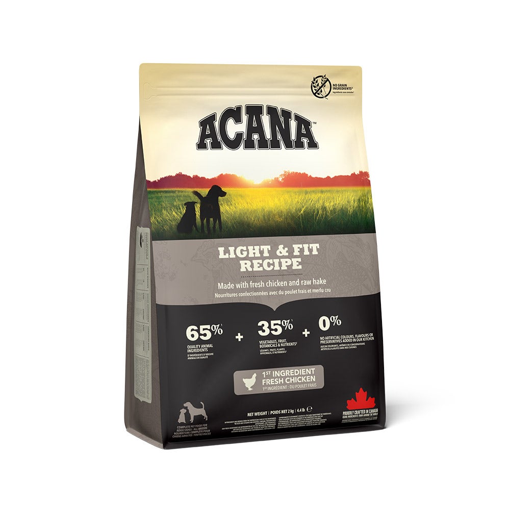Acana Cane Light & Fit Heritage 25 Croquetas Ave Y Solla Bolsa 2Kg-4