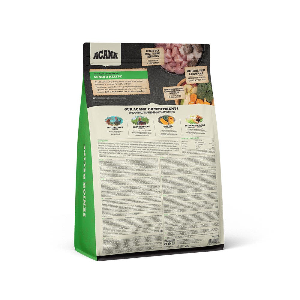 Acana Cane Senior Heritage 25 Croquetas Ave Y Solla Bolsa 2kg-8