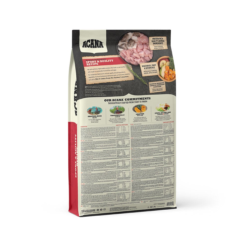 Acana Sport & Agility Heritage 25 Croquetas Ave Y Solla Bolsa 11,4kg-5