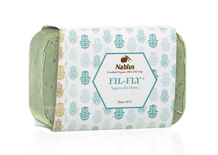 Nablus Jabón Bio Fil-Fly Menta 100g-1